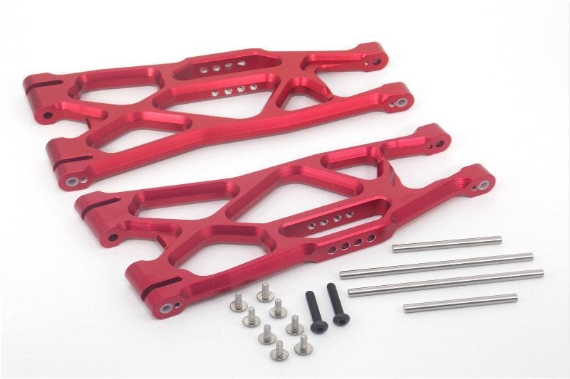 ALUMINIUM FRONT / REAR LOWER ARMS -1PR red