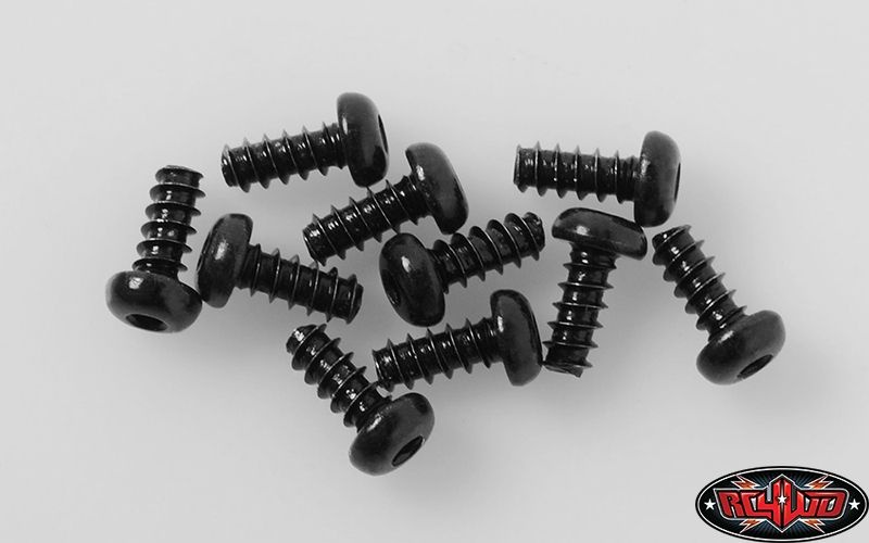 Button Head Self Tapping Screws M2.5 X 6mm (Black)