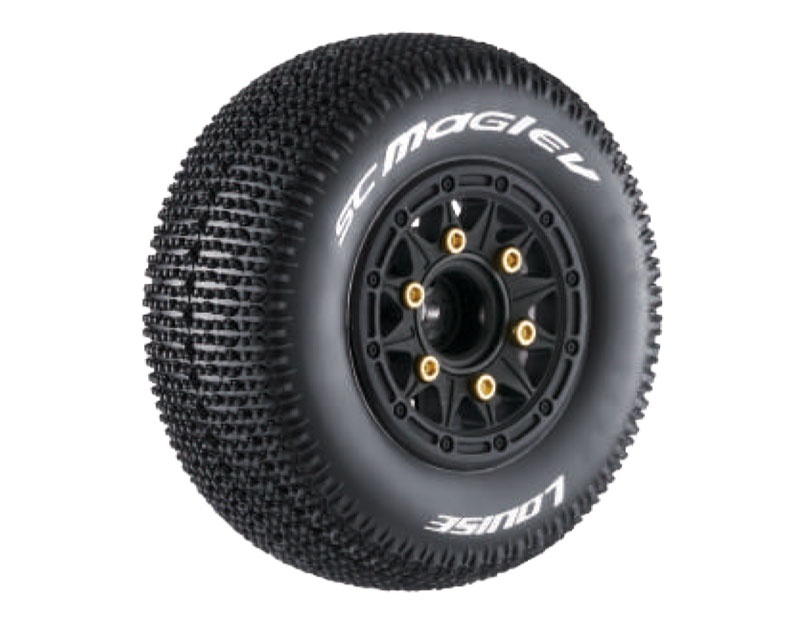 SC-Maglev Reifen soft auf Felge schwarz 12/14/17 mm (2)