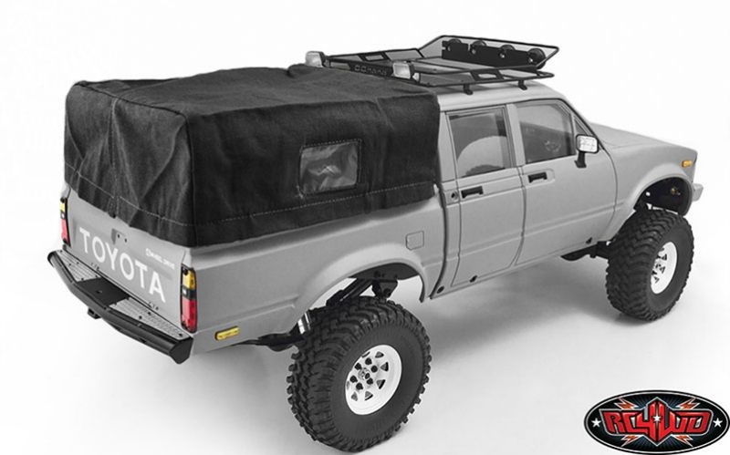 Bed Soft Top w/Cage for RC4WD Mojave II Four Door (Black)