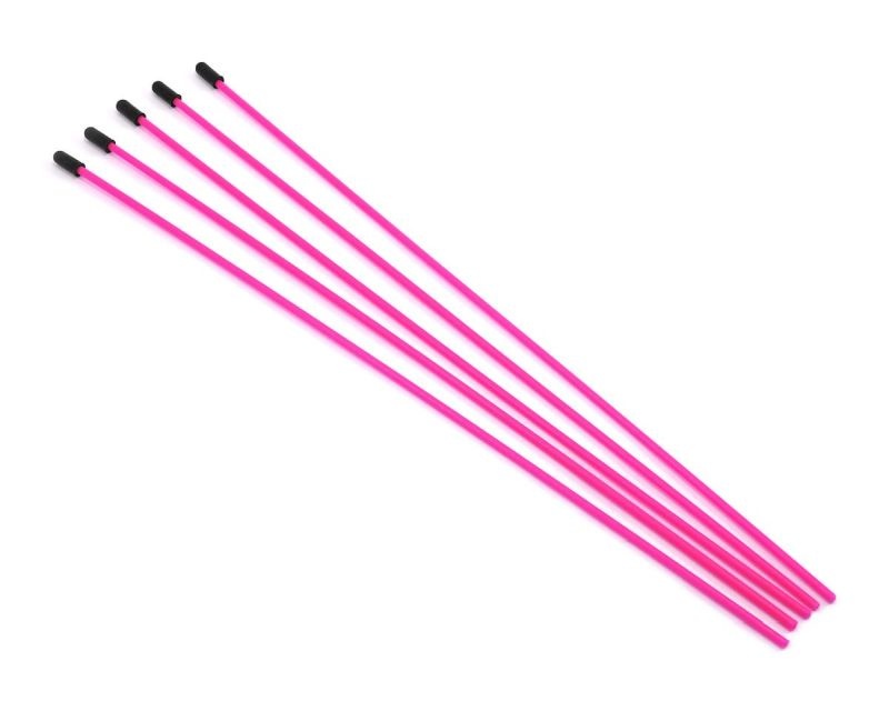 Antenna Tube w/Caps (Flo Pink) (5)