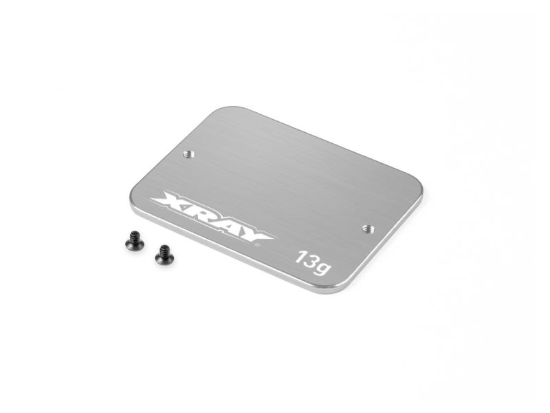 STAINLESS STEEL WEIGHT UNDER SERVO FOR 1-PIECE CHASSIS 13g