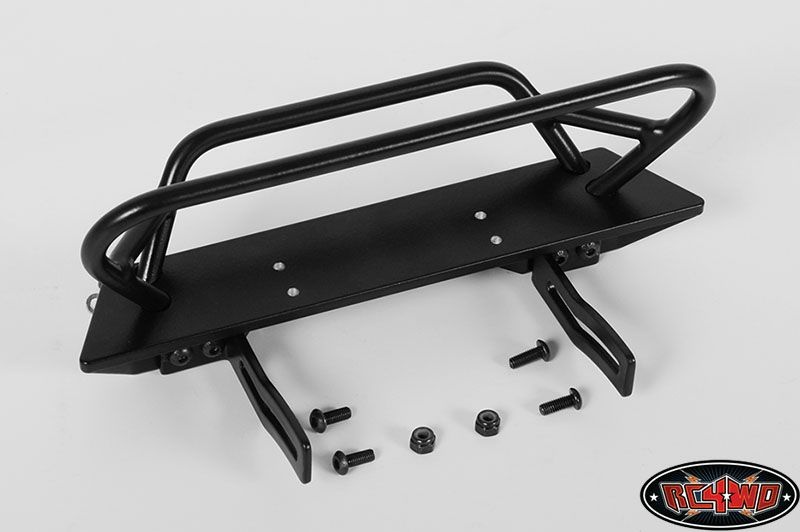 Tough Armor Winch Bumper with Grill Guard for Axial Jeep Rub