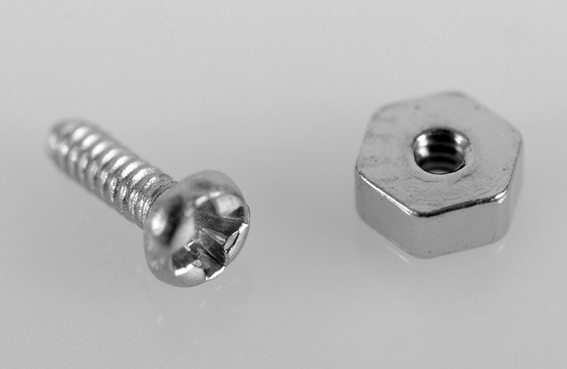 1mm x 3mm Machine Screw and Nut