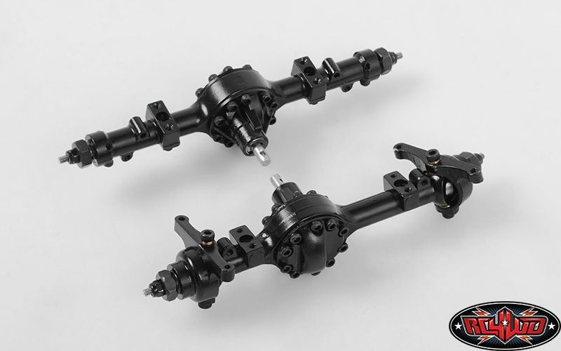 Yota II 1/18 Cast Front and Rear Axle Set