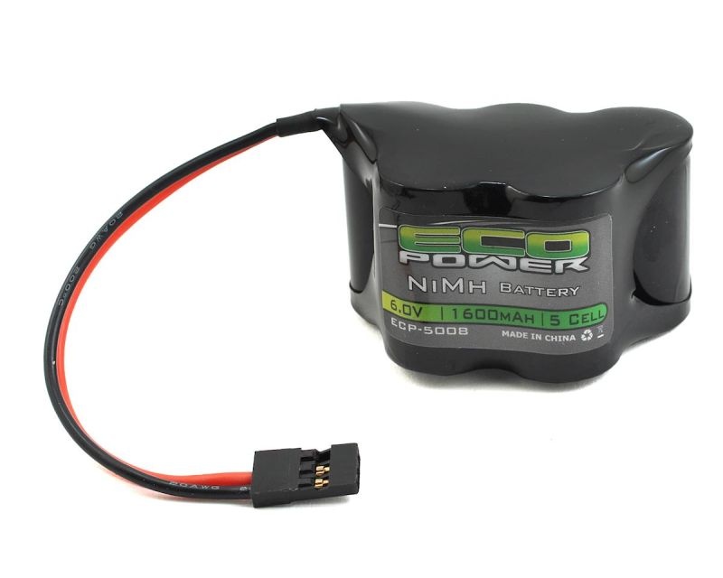 5-Cell NiMH 2/3A Hump Receiver Battery Pack (6.0V/1600mAh)