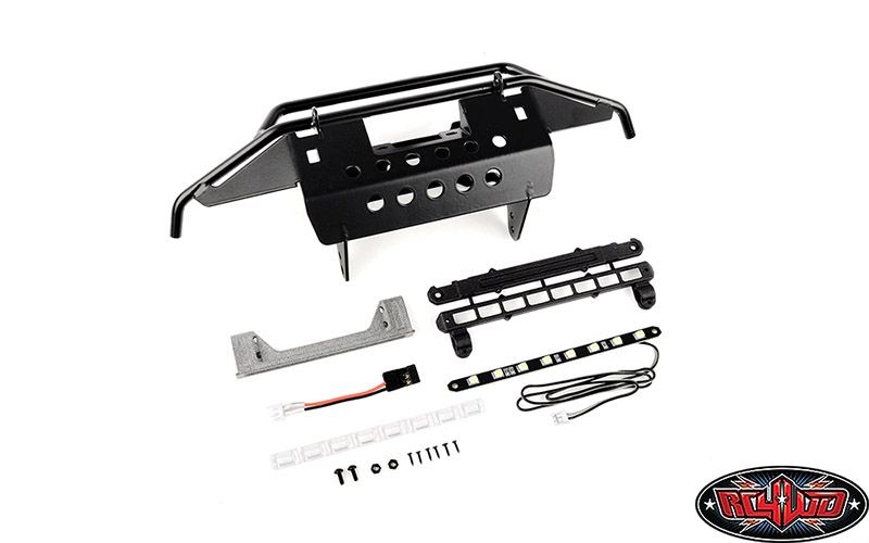 Metal Tube Front Bumper with LED for Traxxas TRX-4 2021 Bron