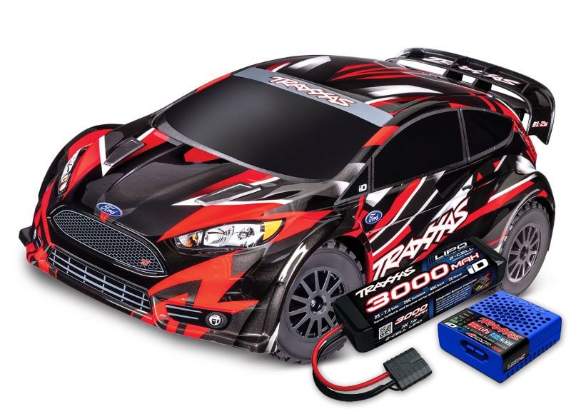TRAXXAS Ford Fiesta ST 4x4 BL-2S rot 1/10 Rally RTR