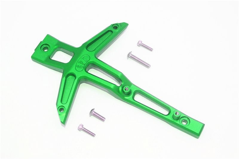 ALUMINUM FRONT CHASSIS BRACE -5PC SET green