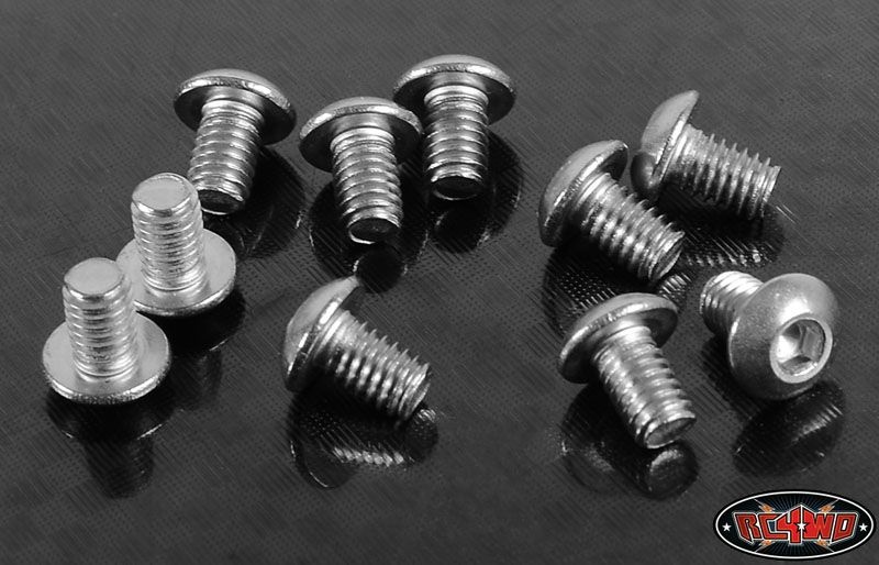 Button Head Cap Screws M4 x 6mm (10)