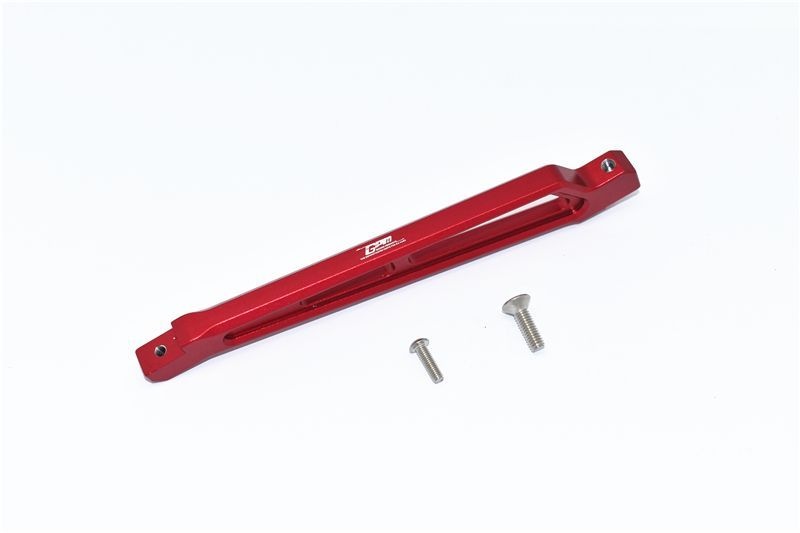 ALUMINUM FRONT CHASSIS BRACE -3PC SET red