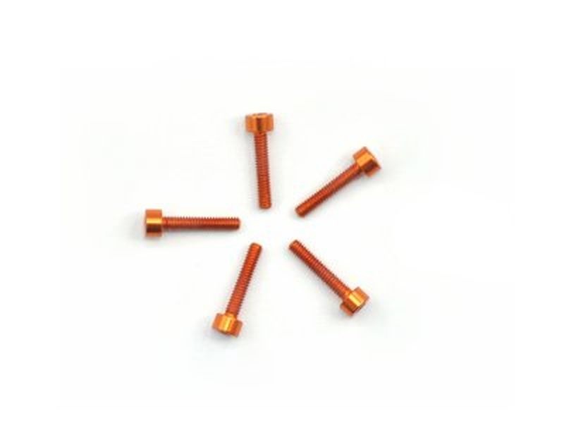 Alu Screw allen cilinder head M2.2x12 Orange (7075) (5)