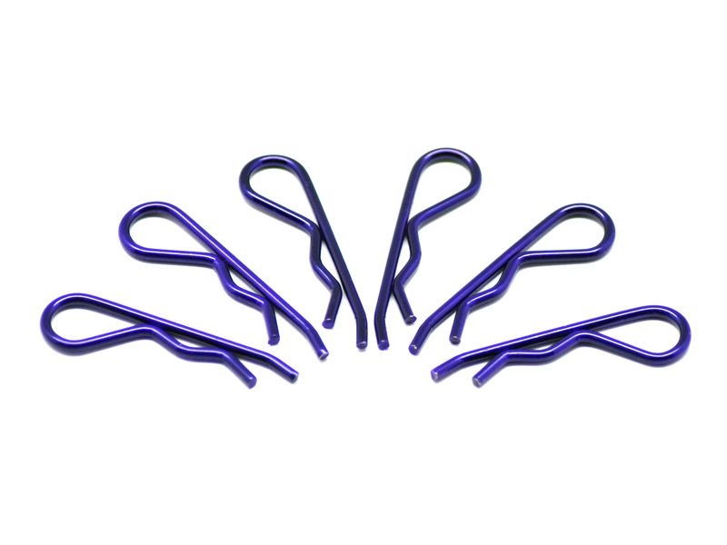 body clip 1/8 - metallic purple  (6)