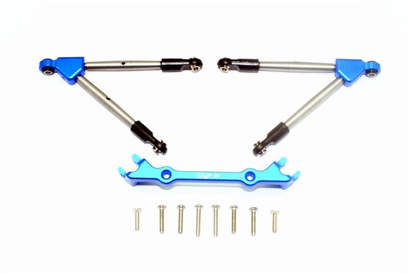 ALUMINUM FRONT TIE RODS WITH STABILIZER FOR C HUB -11PC SET