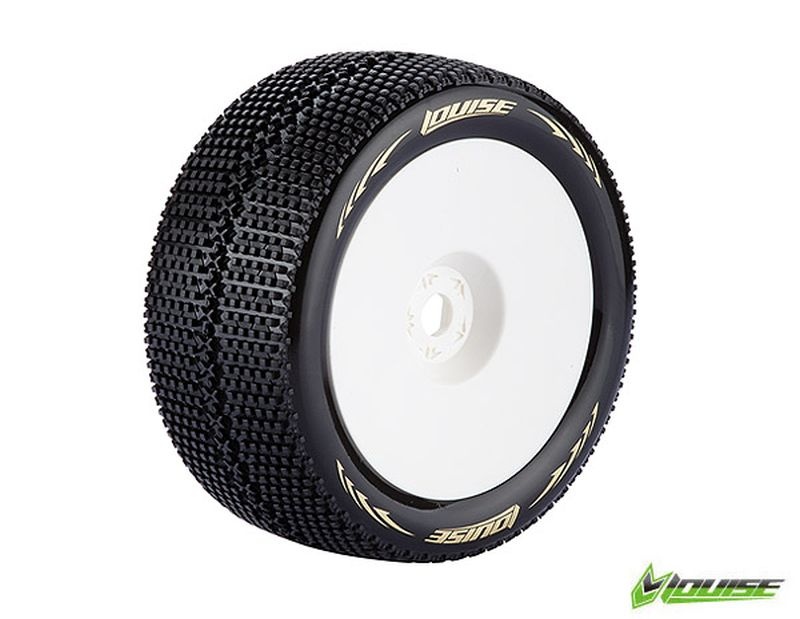 T-Turbo Reifen soft auf Felge weiß 17mm (2)