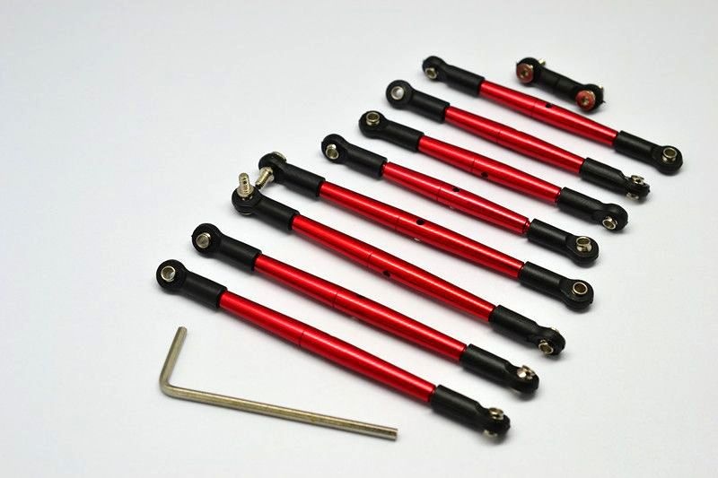 ALLOY COMPLETED TIE ROD - 9PCS red