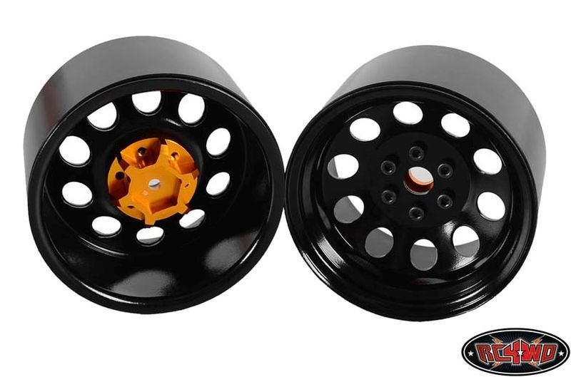 Pro10 40 Series 3.8 Steel Stamped Beadlock Wheel (Black)