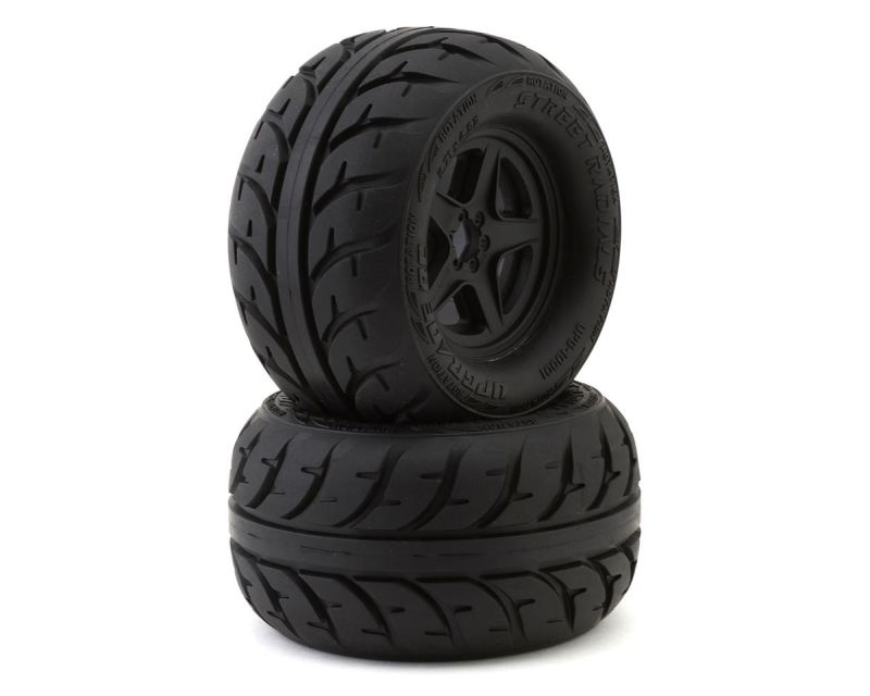 Street Radials 2.8 Pre-Mounted On-Road Tires w/5-Star Wheels