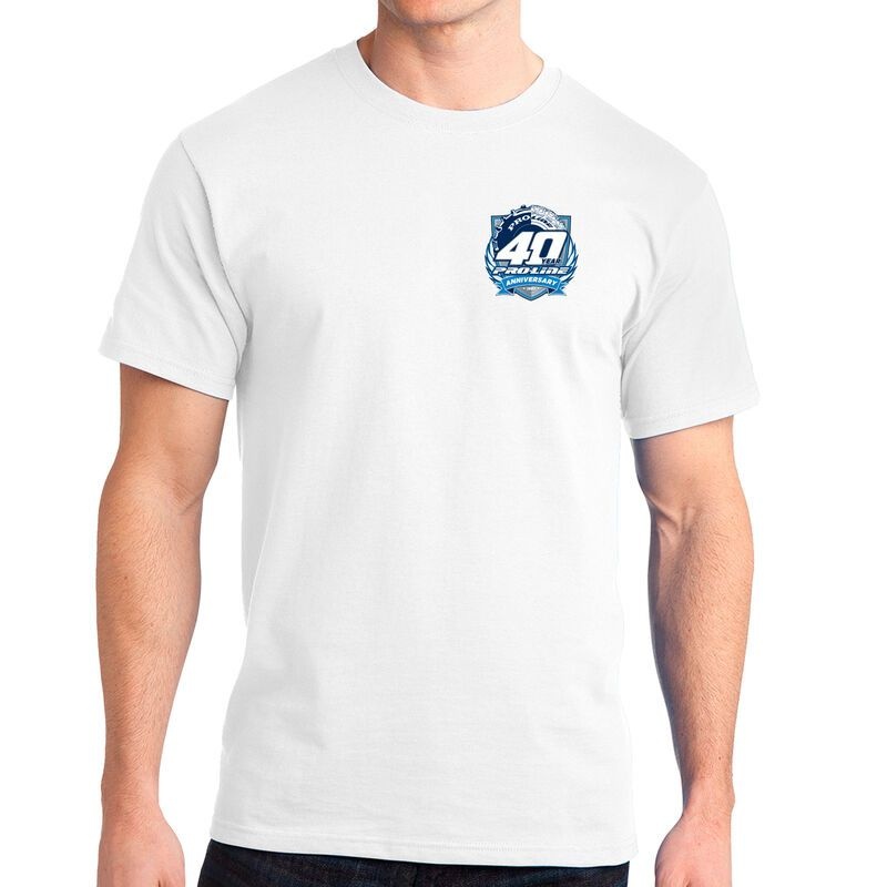 Pro-Line 40th Anniversary weiß T-Shirt - XL