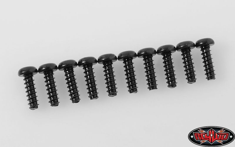 Button Head Self Tapping Screws M2.5 X 8mm (Black)