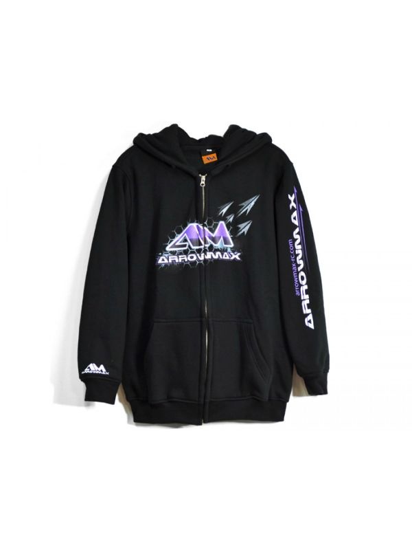 Arrowmax Sweater Hooded - Black  (XXXXL)