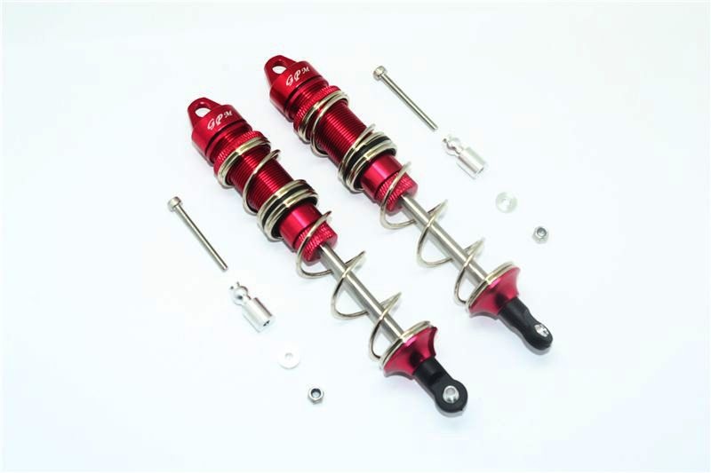 ALUMINUM REAR DOUBLE SECTION SPRING DAMPERS 135MM-10PC SET