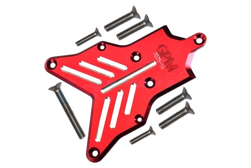 ALUMINUM 7075-T6 REAR CHASSIS PROTECTION PLATE -8PC SET