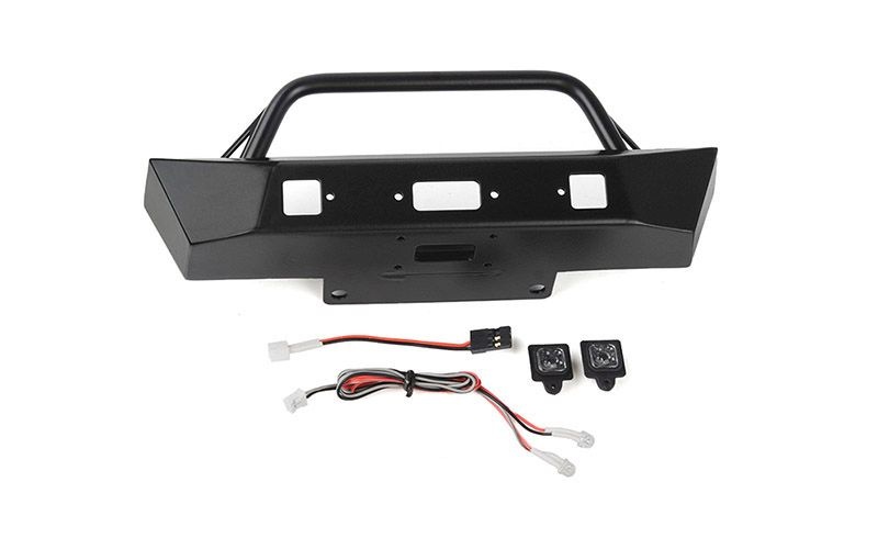Eon Metal Front Stinger Bumper w/LED for Axial SCX6
