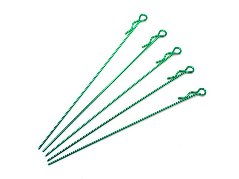 extra long body clip 1/10 - metallic green (5)