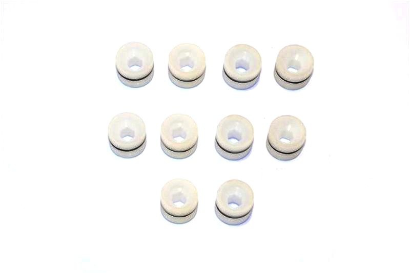 DELRIN COLLARS FORáMAN021 - 10PCS white