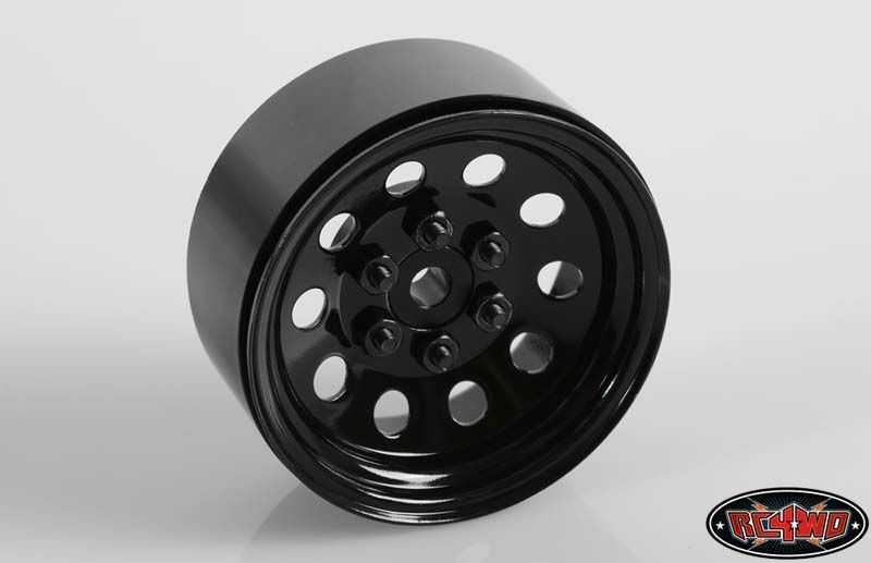 Pro10 1.9 Steel Stamped Beadlock Wheel (Black)