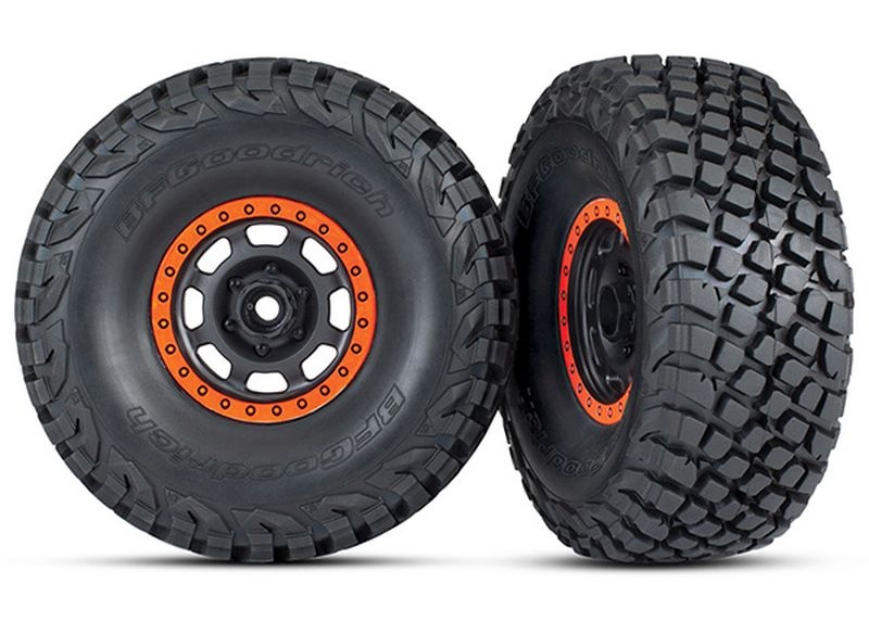 BFGoodrich Reifen auf Felgen schwarz/orange (2)