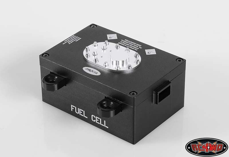 SLVR RC4WD Billet Aluminum Fuel Cell Radio Box (Black)