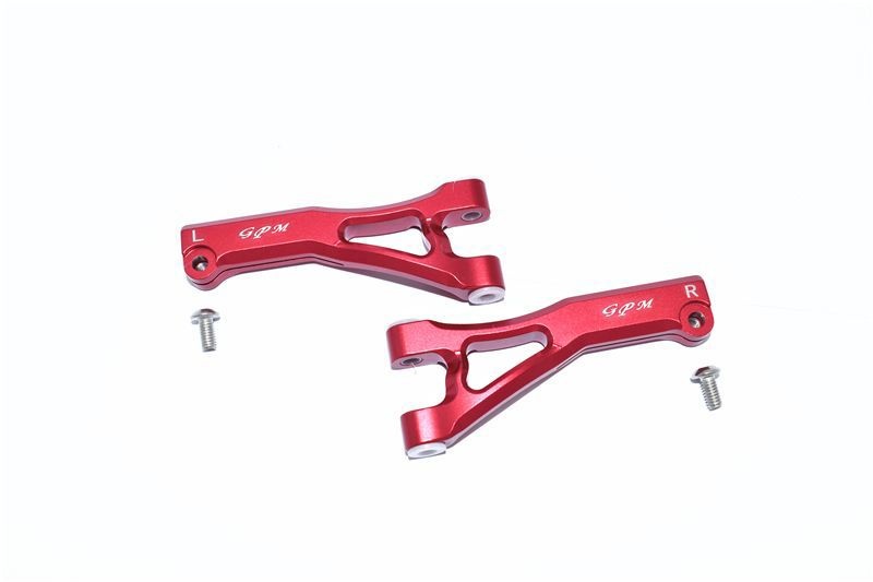 ALUMINUM FRONT UPPER ARMS -4PC SET red