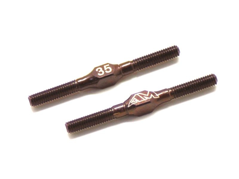 Spring Steel Turnbuckle 3mm X 35mm (1-3/8)  (2)