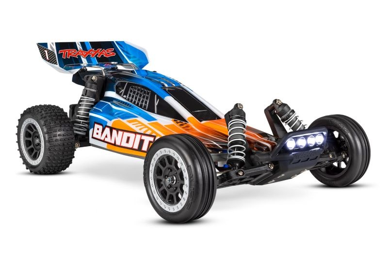 TRAXXAS Bandit orange Buggy RTR mit Akku +LED-Licht