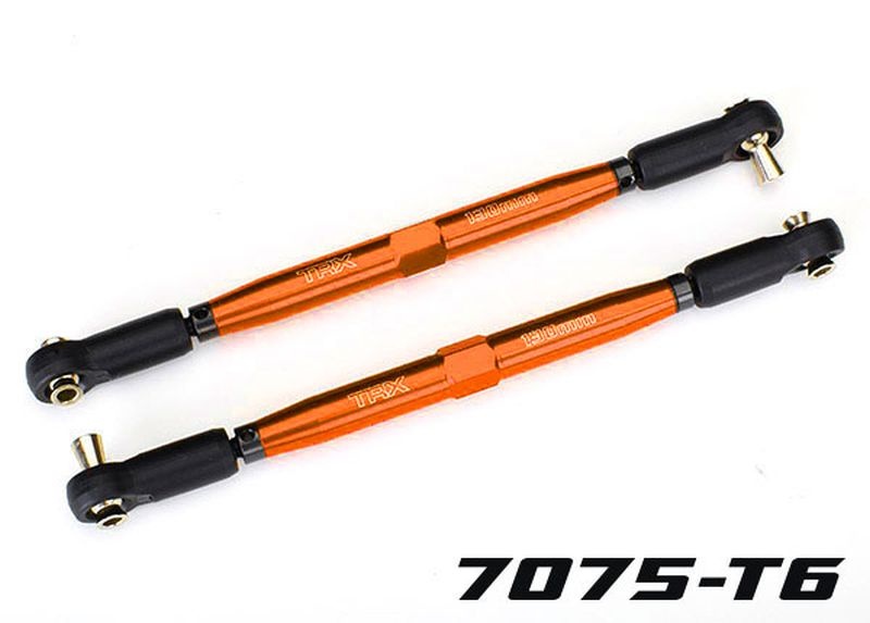 Vorspurstange 7075-T6 Aluminium orange 157mm (2)