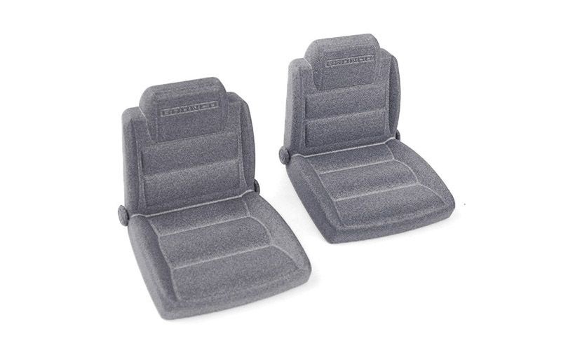Bucket Seats for Axial SCX10 III Early Ford Bronco (Gray)