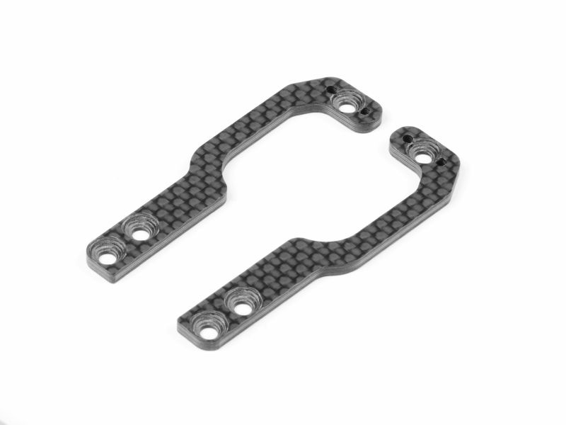 X123 GRAPHITE REAR WING HOLDER SIDE PLATE 2.5MM (L+R)