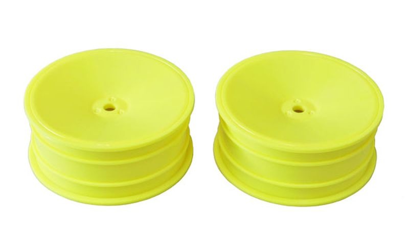 2WD Front Wheels 2.2in 12mm Hex (Yellow) MSB1