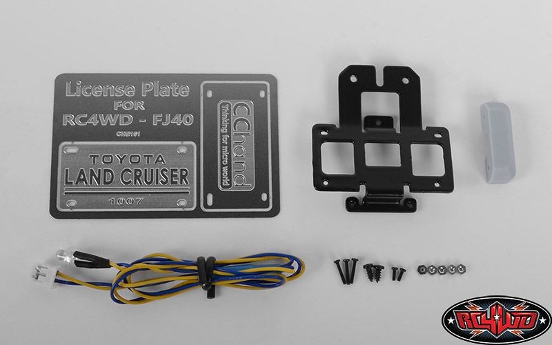 Rear License Plate System for G2 Cruiser (w/LED)
