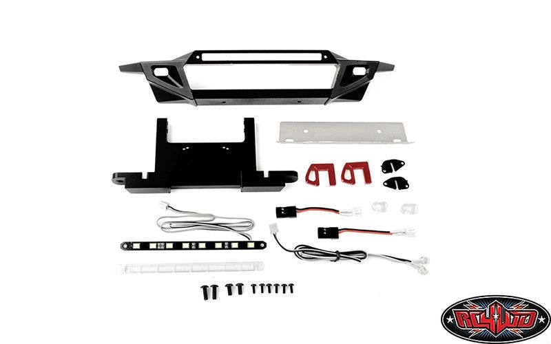 Rook Metal Front Bumper with LED for Traxxas TRX-4 2021 Bron
