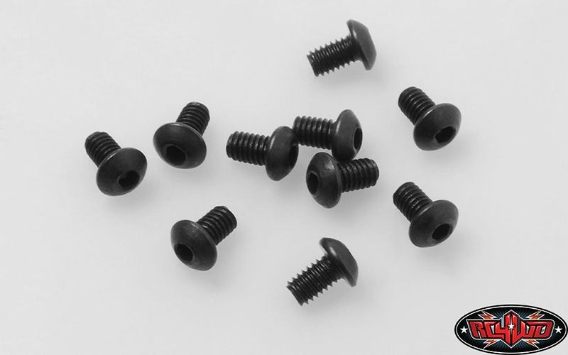 Steel Button Head Cap Screws M2.5 x 4mm (10)