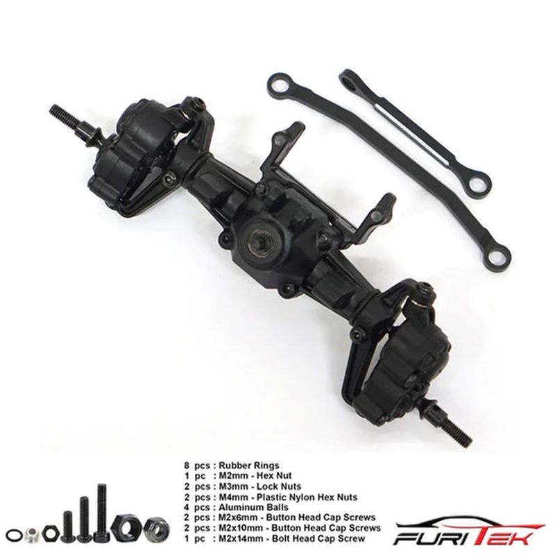 FRONT AXLE ASSEMBLY ALU STEERING LINK CAYMAN PRO 4X4+6X6S