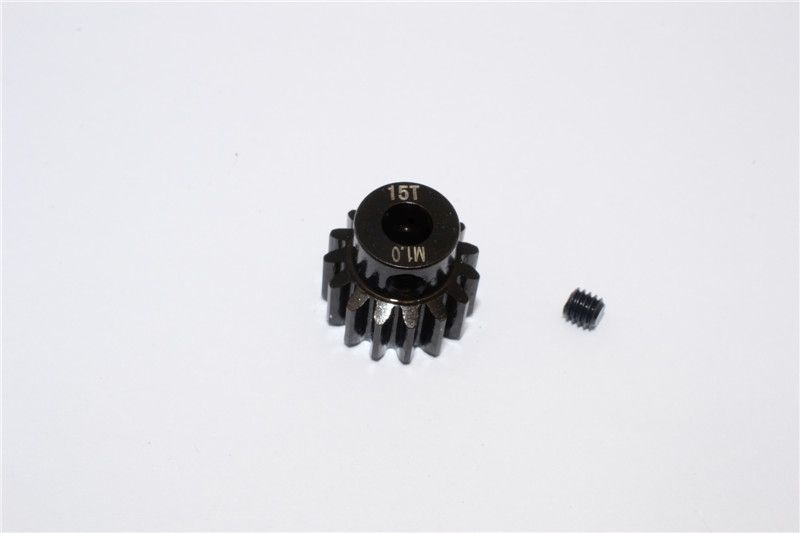 STEEL MOTOR GEAR (15T) - 1PC black