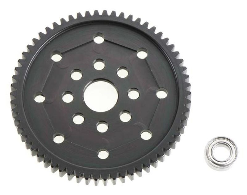Hart Blackened Stahl spur 62t with Bearing
