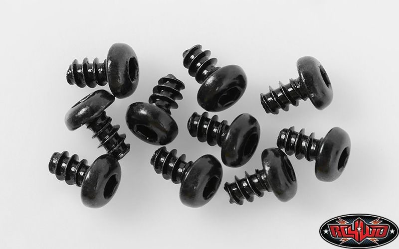 Button Head Self Tapping Screws M3 X 5mm (Black)