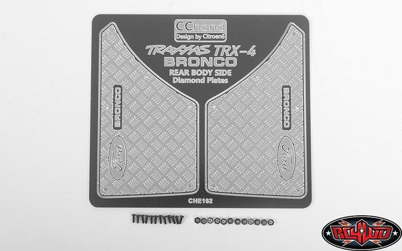Rear Quarter Diamond Plates for Traxxas TRX-4 79Bronco