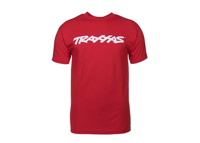 T-Shirt rot/Traxxas Logo weiß S