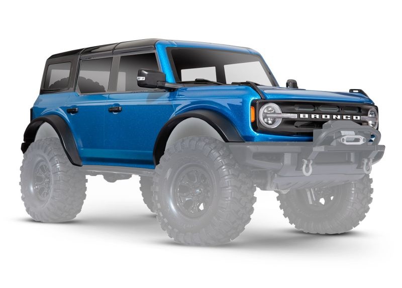 Karosserie 2021 Ford Bronco blau mit Anbauteile